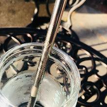 Load image into Gallery viewer, Silver Metal Straw