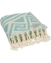 Load image into Gallery viewer, Mandala Mint Towel