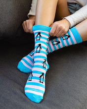 Load image into Gallery viewer, Penguin Striped Socks
