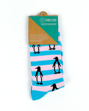 Load image into Gallery viewer, Penguin Striped Socks
